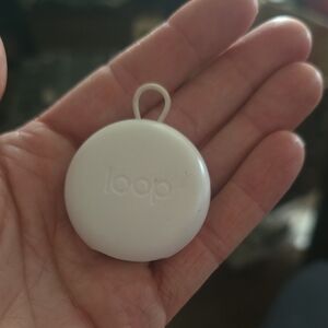 Loop White Keychain Accessory